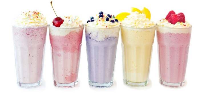 fruit milkshakes